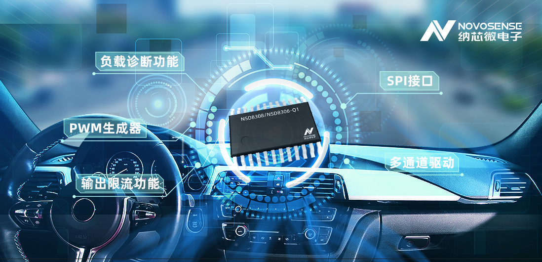 hjc黄金城官网登录全新发布40V车规级多通道半桥驱动NSD830x-Q1！